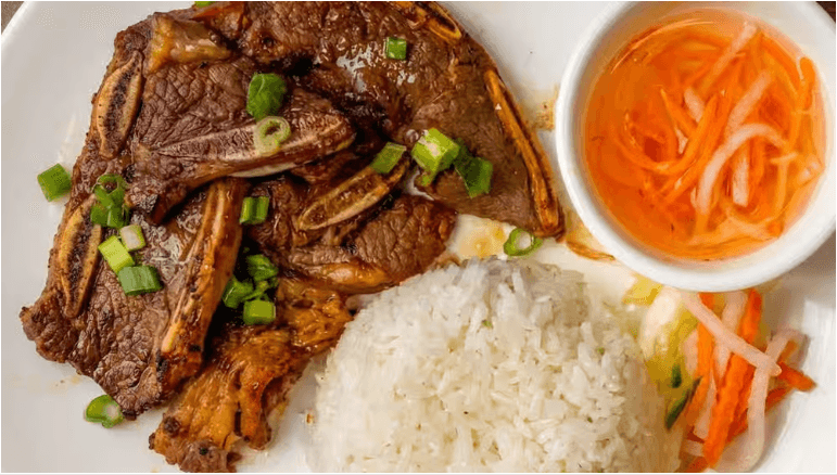 Korean BBQ Beef / Com Suon Bo Dai Han