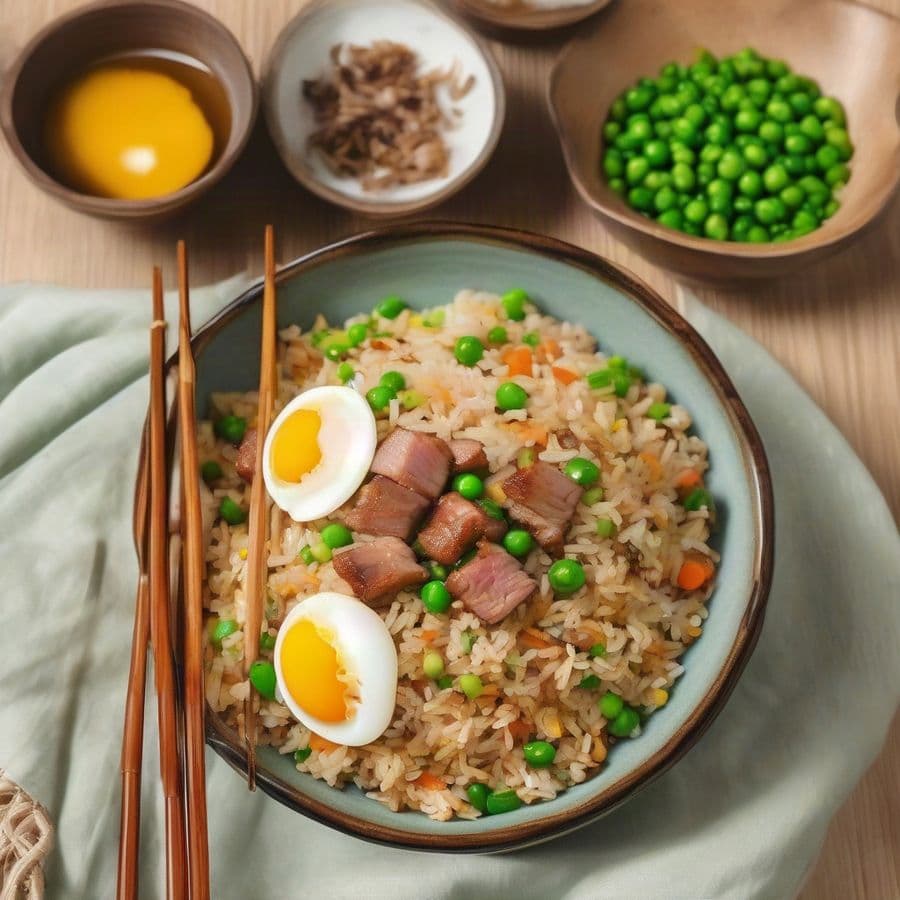 Pork Fried Rice / Com Chien Thit Heo