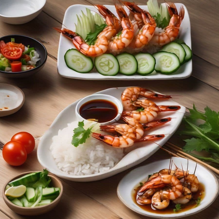 Grilled Shrimp / Com Tom Nuong