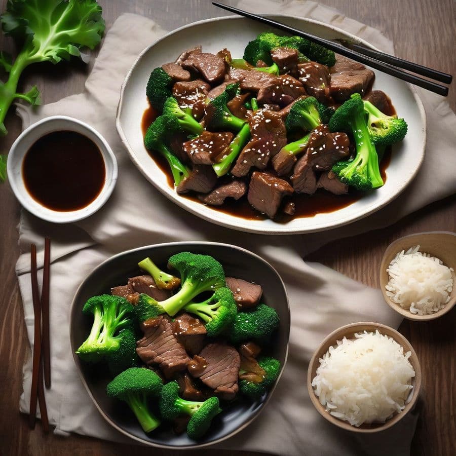 Stir-Fried Beef with Broccoli / Bo Xao Bong Cai