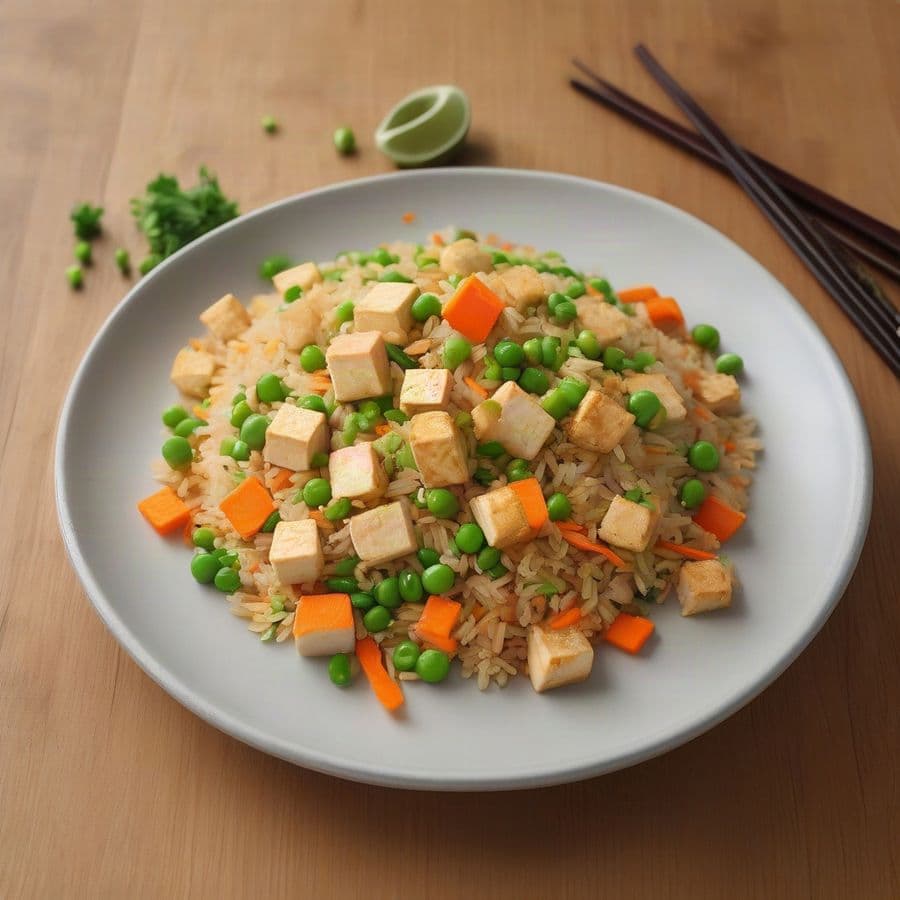Tofu Fried Rice / Com Chien Tau Hu